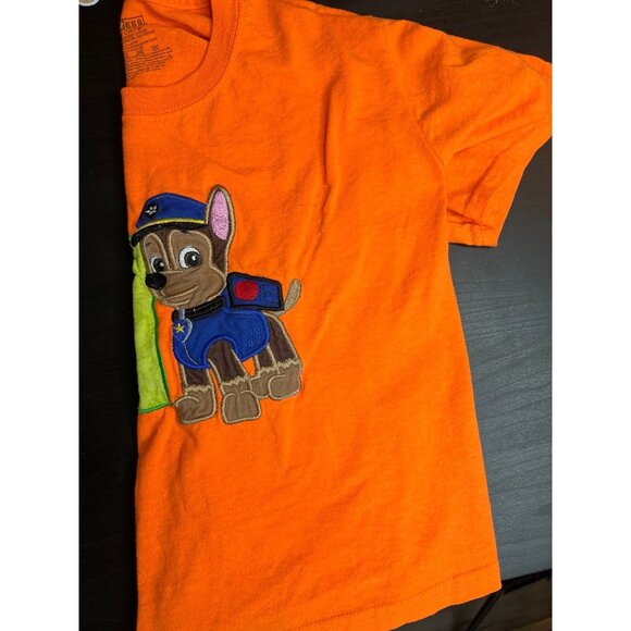 One of a Kind Paw Patrol 4th Birthday T Shirt Kids Small Orange Chase Embroider - Picture 11 of 11